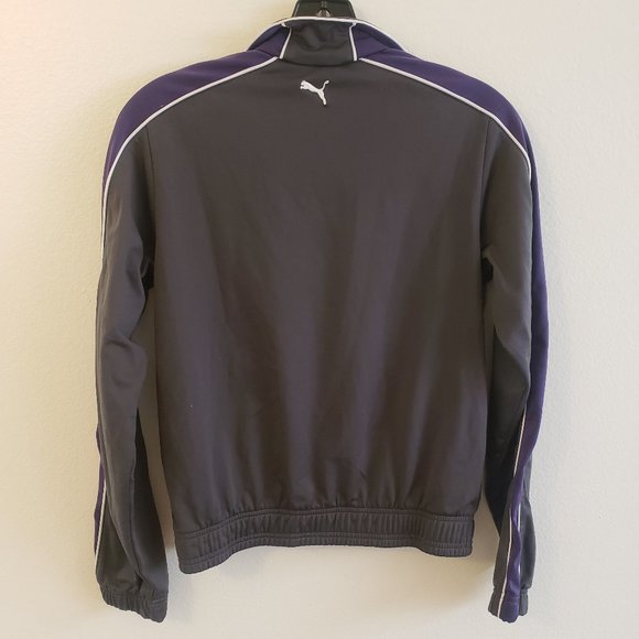 Puma Gray Purple Track Jacket Size XS NWOT! - Picture 5 of 12